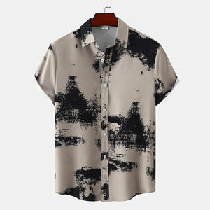 เสื้อเชิ้ตฮาวายชายหาดพิมพ์ลายดอกไม้ลำลองไซส์ใหญ่พิเศษ แขนสั้น รุ่นใหม่ ลดราคา - Product Image 1