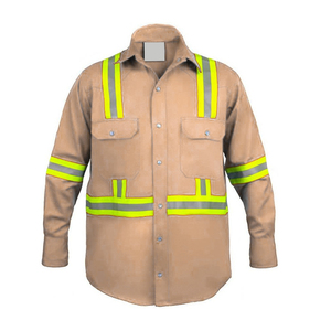 2026 Workwear Long Sleeve Reflective Construction Industrial Shirt Breathable <b>Waterproof</b> And Excellent Safety <b>Work</b> - Product Image 1