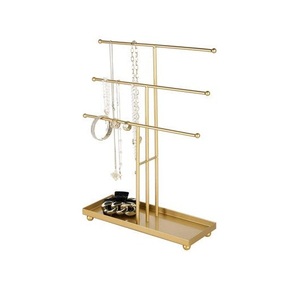 Designer Metal Jewelry Stand Organizer With Stylish Look For Necklace Bracelet Earrings Ring Home Decoration Display - Product Image 2