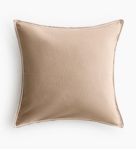 100% Cotton Canvas Woven Cushion <b>Cover</b> With Piping Luxury Decorative Cotton Canvas Pillow <b>Covers</b> With Piping Handmade Woven Cott - Product Image 4