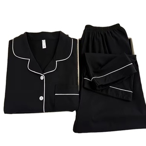 Loose Full Length Adult Women's Animal Print Terry Fabric Breathable Pajama Set for Spring and Summer manufactures in Bangladesh - Product Image 5