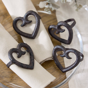 Metal Napkin <b>Ring</b> and Holder Set Star Shape Crafts <b>circle</b> <b>Ring</b> handmade Black Color Star Napkin <b>Ring</b> - Product Image 2