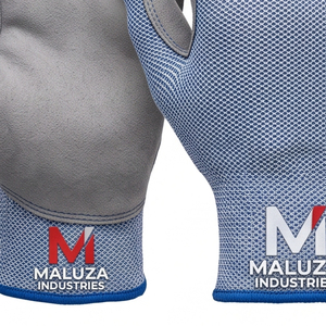 MALUZA INDUSTRIES Professional Utility Mechanic Safety Work <b>Gloves</b> Reinforced Cuff Touchscreen Anti-Slip 12 oz Thickness 10" - Product Image 2