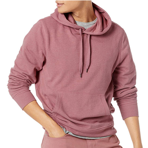 OEM Customized 100% Cotton French Terry Pullover Hoodie Men Full Pullover <b>Jacket</b> Embroidered Logo Embossed Print Sweatpants - Product Image 4