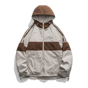 Breathable Outdoor Windbreaker Jackets Wholesale <b>Lightweight</b> Waterproof Hooded Casual Wear Athletic <b>Coat</b> - Product Image 1