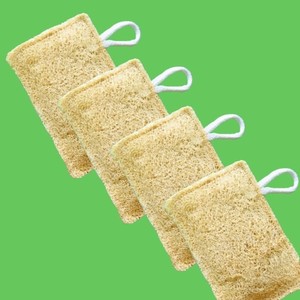 Esponja de Luffa para Cocina, Fibra Vegetal Natural, Paño de Limpieza de Platos Reutilizable, Estropajo para Equipo de Cocina Comercial - Product Image 6