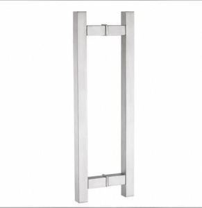 Stainless Steel <b>Handle</b> H Tube Back to Back Glass <b>Door</b> <b>Pull</b> <b>Door</b> <b>Handle</b> - Product Image 2
