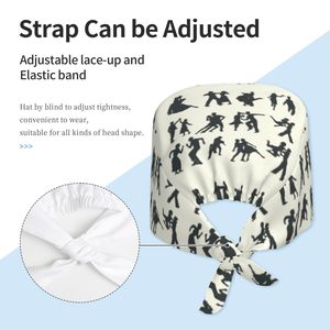 Hospital Medical Uniform Surgical Scrub Cap OEM Factory Long Hair Quick Dry Breathable Custom Logo Unisex Surgeon Nurse Doctor - Product Image 4