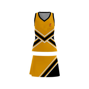 Uniforme de Animadora con Falda y Top, Estampado, 100% Poliéster, Disfraz de Halloween - Product Image 2