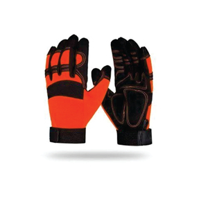 Premium Goat Grain Leather <b>Knit</b> Wrist Work <b>Gloves</b> Fireproof Waterproof Anti-Impact Safety EN420 Beekeeping <b>Gloves</b> Anti-Cut - Product Image 5