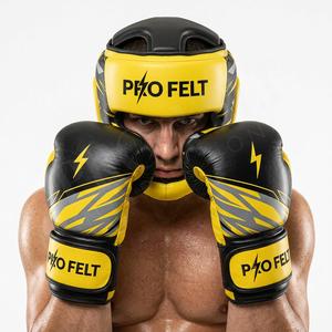 Premium Quality Boxing Head Guard Full Face Protective Gear MMA Kickboxing Muay Thai Lightweight Safety Helmet Unisex Head Guard - Product Image 4