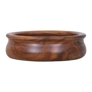 Tazón de madera multiusos con forma de mano, tazón decorativo de madera para servir alimentos, tazón de madera hecho a mano, vajilla rústica para la mesa de cocina. - Product Image 2