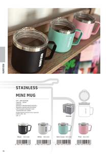 Tazas de Acero Inoxidable, Polipropileno y Silicona para Beber en Casa, Oficina o al Aire Libre - Diseño Casual y Elegante - Product Image 2