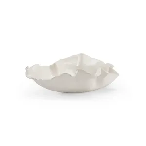 Modern Handmade Bowl with Elegant Metallic FinishTrendy Luxury <b>Ceramic</b> Bowl Interior Accessories Supply Modern Designer Plant - Product Image 1