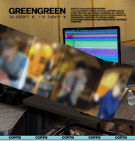 CORTIS 2ème EP [GREENGREEN] (Version Weverse Albums) Papier musical K-Pop en plastique, en coréen, pour tous les âges, BW-210 KR