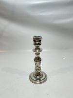 Support de bougie en aluminium de luxe contemporain, sculpture abstraite, bougeoir en métal, support de bougie de table design pour Noël