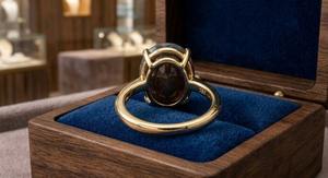 Ethiopian Black <b>Opal</b> Oval cut 14k gold Plated <b>Ring</b> Solitaire <b>Ring</b> <b>Opal</b> Welo Fire 925 Sterling <b>Silver</b> <b>Ring</b> - Product Image 6