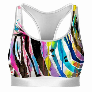 Premium Quality Sublimation Sports Bra for Women New Design Gym Wear XS Fitness Bra Top Made in Pakistan for Yoga and Adults - Product Image 4