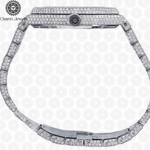 Montre Charm_Jewells en acier inoxydable, boîtier tonneau, cadran analogique 42 mm, verre saphir, mouvement à quartz, luxe, mode homme - Product Image 5