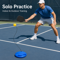 Base de pickleball remplissable d'eau avec corde élastique et balle attachée – Équipement d'entraînement portable pour la pratique individuelle – Vente en gros OEM