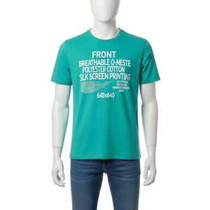 Breathable O Neck Polyester Cotton T <b>Shirts</b> with Silk Screen Printing Soft Fabric Casual Streetwear Custom Logo Tee Tops - Product Image 3