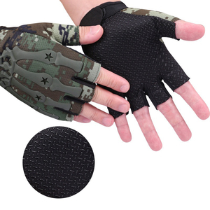 Unisex <b>Half</b> Finger Mesh Fitness Gloves Breathable Non <b>Slip</b> Gym Workout Training Grip Pull On Exercise Gloves fitness workout - Product Image 5