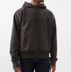 Sweat à capuche zippé pour homme en molleton de coton épais 400 GSM, coupe oversize, personnalisable avec logo, haute qualité - Product Image 2