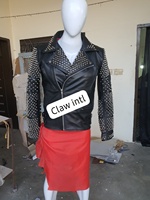 Veste en cuir pour homme, style motard, avec rivets personnalisés, effet vieilli, authentique, de haute qualité, imperméable, réversible, épaisse, type parka