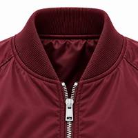 Blouson Bomber Unisexe Streetwear Moderne avec Fermeture Éclair Intégrale et Col Côtelé – Vêtement d'Extérieur Décontracté Idéal pour les Voyages