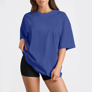 Camisetas Holgadas de Algodón de Color Liso para Hombre y Mujer, Manga Corta, Marca de Moda, Ropa de Pareja, Camisetas Personalizadas, Color Caramelo, Tops de Verano - Product Image 1