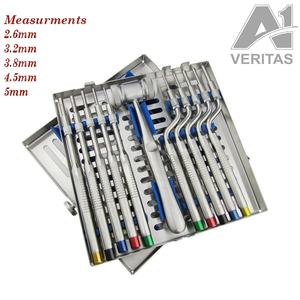 Juego de Osteótomos Dentales Remeda Completo de Alta Calidad, 10 Piezas con Martillo Quirúrgico, Instrumentos para Elevación de Seno y Condensación Ósea - Product Image 3