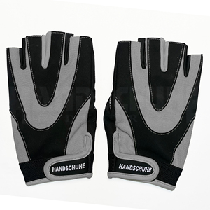 Guantes de Entrenamiento Transpirables con Agarre Ergonómico y Cierre de Hebilla, Diseño de Medio Dedo para Levantamiento de Pesas en Gimnasio, Unisex - Product Image 1