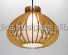 Modern Double Layer Bamboo Rattan Lamp <b>Shade</b> Indoor Apartment Home Decorative Ceiling <b>Lighting</b> Pendant <b>for</b> Nightstand Use - Product Image 5