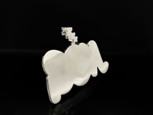 Pendentif Logo Personnalisé The Ice Legacy pour Homme, Plaqué Or, en Alliage, avec Diamants, Style Hip-Hop Streetwear, Idéal pour les Fêtes - Product Image 3