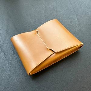Durable Full Grain Leather Stitchless <b>Wallet</b> Long Lasting Seamless Design Minimalist Slim Card Holder Case LSSW-0026 - Product Image 4