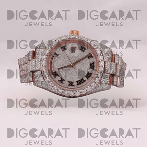Reloj con Diamantes Cultivados en Laboratorio de Diseño de Proveedor Indio, Perfecto para Fiestas de Lujo y Bodas, Disponible al Mejor Precio - Product Image 1