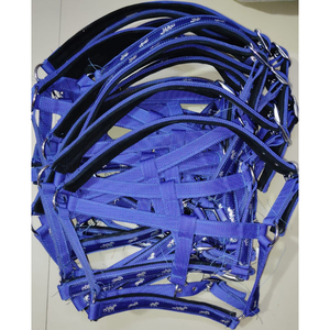 À VENDRE PP HORSE HALTERS BRIDLES ET CORDES AVEC RACCORDS ROUILLE COULEUR BLEU EN DOLLAR 2 CARTE DE CRÉDIT TAILLE ACCEPTÉE PLEINE COB - Product Image 5
