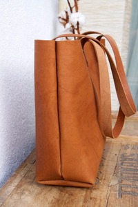 Premium Genuine <b>Leather</b> Water Resistant Durable Vintage Tote <b>Bag</b> Women Shoulder Purse Large Capacity Daily Carry Handbag Fashion - Product Image 3