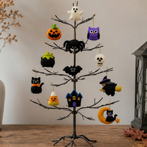 Juego de Adornos de Fieltro de Lana Hechos a Mano para Halloween, Decoración para el Hogar, Fiestas y Árboles - Product Image 2
