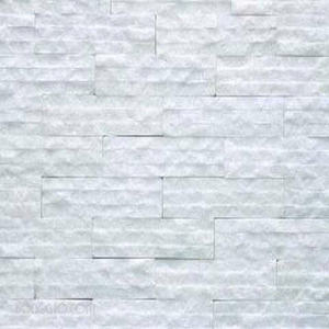 Revestimiento Decorativo de Pared de Piedra Natural Blanca Lechosa con Acabado Dividido 10×20 cm – CTS-DOT-TN-91 - Product Image 3