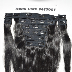 Extensiones de Cabello Humano con Clip a Precio de Mayoreo, Volumen Natural, Largo, Set de Transformación Instantánea del Cabello, el Mejor Producto de Cabello Humano - Product Image 5