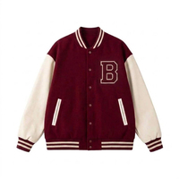 Veste ALFORIOS Vintage Varsity Letterman personnalisable, patch Big Chief 1963, style baseball rétro, manches en laine, veste bomber universitaire d'hiver