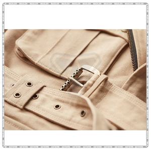 Veste moto en coton wax pour hommes avec protecteurs homologués CE Imperméable coupe-vent respirant Design élégant - Product Image 4