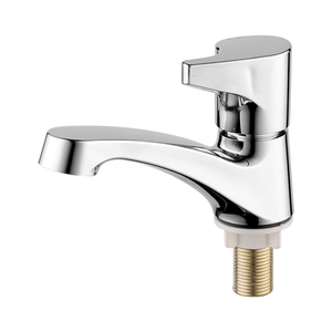 Grifo de lavabo monomando de latón cromado ABS moderno para montaje en cubierta, modelo KSLA-09, venta al por mayor, Xi Vietnam - Product Image 1