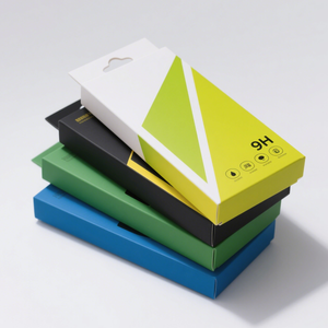 Caja de Embalaje Personalizada para Teléfono Móvil, Caja de Papel para Protector de Pantalla de Vidrio Templado - Product Image 6