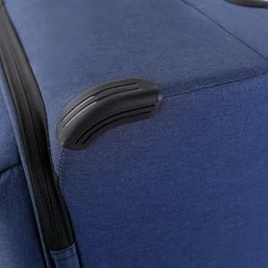 Simple Lightweight Polyester Luggage Set 3-Piece 20 24 28 Inch Expandable Soft Suitcase 4 <b>Wheels</b> Combination <b>Lock</b> Zipper Closure - Product Image 5