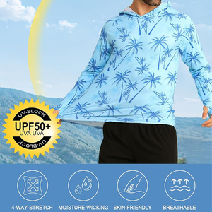 Chemises de pêche à capuche avec impression personnalisée, vêtements de sport d'extérieur à manches longues, fabricant pakistanais, fournisseur OEM - Product Image 3