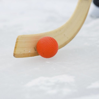 Ballon de hockey sur gazon personnalisé pour joueurs adultes, haute qualité, plastique rigide, couleur personnalisable, marques rouges, sports RMS-HB-07 personnalisé