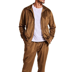 ชุดวอร์มกำมะหยี่ผู้ชายคุณภาพสูง น้ำหนักเบา ขายดีที่สุด สีตามสั่ง - Product Image 2