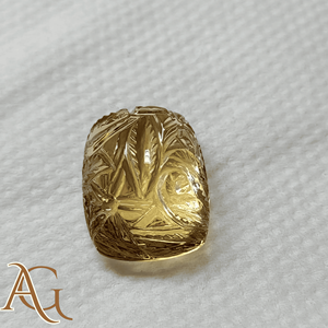 Citrine naturelle, quartz sculpté, intaglio, camée, pierre précieuse jaune, pierre brute pour la fabrication de bijoux, fournisseurs en gros, meilleur prix - Product Image 4